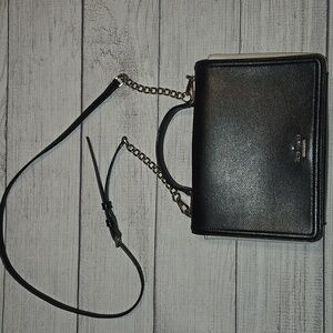 Kate Spade Patterson Drive Medium Maisie Crossbody Bag Black/Ivory